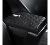 MOIKOTLR Car Armrest Cushion, for Ford Ranger/Everest 2016-2024 Car Armrest Pad Auto Center Console Armrest Pillow Storage Bag Central Console Storage Box,C