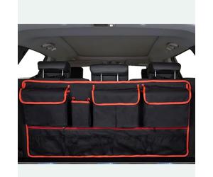 MOIKOTLR Car Boot Organiser, for Toyota Yaris Cross (AC200) 2010-2024 Waterproof Super Capacity with Enhanced Magic-Stick Collapsible Multi-Compartment,Hanging Organizer