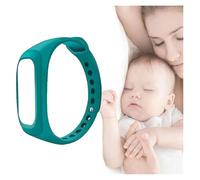 MOIMIYT Unisex Anti Snoring Wristband Watch, Bionic Detection 3-Speed Intensity, Adjustable Strap for Airplane, Black(Green)