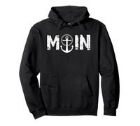Moin Anchor Baltic Sea North Sea Coast Gift Pullover Hoodie