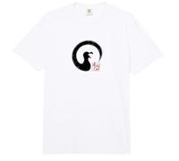 Moin! Screeching Zen Seagull in Japanese Enso Circle Comfort Colors Adult Heavyweight T-Shirt