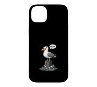 Moin Seagull North Sea Coast Waves Home Feel Case for iPhone 14 Plus
