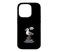 Moin Seagull North Sea Coast Waves Home Feel Case for iPhone 14 Pro