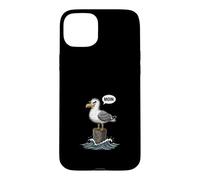 Moin Seagull North Sea Coast Waves Home Feel Case for iPhone 15 Plus