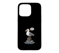 Moin Seagull North Sea Coast Waves Home Feel Case for iPhone 15 Pro Max