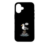 Moin Seagull North Sea Coast Waves Home Feel Case for iPhone 16