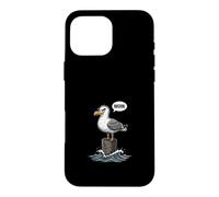 Moin Seagull North Sea Coast Waves Home Feel Case for iPhone 16 Pro Max