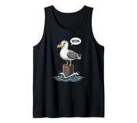 Moin Seagull North Sea Coast Waves Home Feel Tank Top
