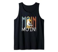 Moinmoin Cool Seagull with Hat North Sea Baltic Sea Moin Tank Top