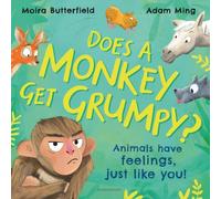 Moira Butterfield Does A Monkey Get Grumpy? Paperback Book Moira Butterfield Multicolor