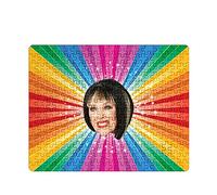 Moira Rose Face (Rainbow) Puzzle - Rude Puzzle - Funny Puzzle - Schitts Creek Gifts - Schitts Creek (1000 Piece)
