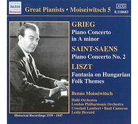 Moiseiwitsch, Benno - Grieg; Saint-Saëns-Piano Concertos