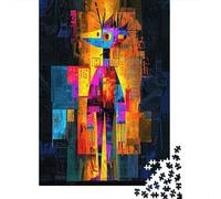Moisky Self-Portrait - Abstract Geometric Vision Jigsaw Puzzle for Adults, 1000 Pieces, 70x50cm/1000pcs, New Year Indoor Activity, Winter Downtime And A Fresh Start