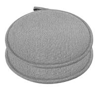 moismk Chair Pads Round Indoor/Outdoor Seat Cushions Garden Patio Home Cushions - Diameter 37cm, Round Seat Garden Pads(Light Gray,2pcs)