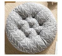 moismk Round Chair Cushion Pads, Comfortable and Breathable Cotton Round Cushion for Indoor and Outdoor Use, Good for Home, Offices, Balconies and Gardens(Color 28,Diameter: 37CM)