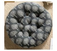 moismk Round Chair Cushion Pads, Comfortable and Breathable Cotton Round Cushion for Indoor and Outdoor Use, Good for Home, Offices, Balconies and Gardens(Color 24,Diameter: 37CM)