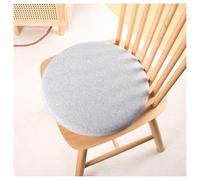moismk Round Seat Cushion 45cm/40cm/34cm Round Chair Pad, Non-slip Chair Seat Cushion for Indoor Outdoor Garden Patio Kitchen(Light gray,45x45x4.5cm thick)