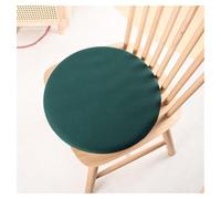 moismk Round Seat Cushion 45cm/40cm/34cm Round Chair Pad, Non-slip Chair Seat Cushion for Indoor Outdoor Garden Patio Kitchen(Dark green,40x40x4.5cm thick)