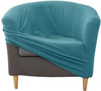 moismk Stretch Club Chair Slipcover 1-Piece Tub Chair Cover Barrel Chair Cover Armchair Slipcover Sofa Cover Couch Furniture Protector with Elastic Bottom for Living Room(Color 9)