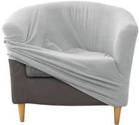 moismk Stretch Club Chair Slipcover 1-Piece Tub Chair Cover Barrel Chair Cover Armchair Slipcover Sofa Cover Couch Furniture Protector with Elastic Bottom for Living Room(Color 5)