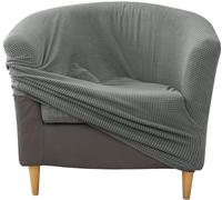 moismk Stretch Club Chair Slipcover 1-Piece Tub Chair Cover Barrel Chair Cover Armchair Slipcover Sofa Cover Couch Furniture Protector with Elastic Bottom for Living Room(Color 4)