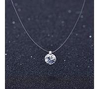 moissanite diamond pendant real charm party wedding pendants necklace for women fine jewelry gift Made in China