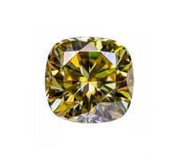 Moissanite Loose Stone, Moissanite VVS1 Square Cushion Color for Jewelry Making(10x10mm-5.0ct-GRA)