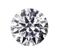 Moissanite Stone 0.5CT to 3CT White D Color VVS1 Clarity Moissanite Loose Diamonds 3Excellent Round Cut Loose Gemstone for Jewelry Making, Ring Necklace Earrings with GRA (D Color, Round, 2ct)