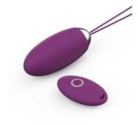 Moistor Smart Vibration Massager - 10-frequency dual-core power, IP65 waterproof, long battery life, silent wireless remote control, Violet Elegant Edition, YAI66W 015