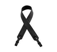 MOISTRI Grain Leather Purse Strap Adjustable Crossbody Replacement Straps for Handbags Monk Head Screws Detachable, Black-long Type, Silver Clasps