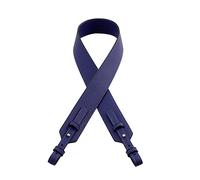 MOISTRI Grain Leather Purse Strap Adjustable Crossbody Replacement Straps for Handbags Monk Head Screws Detachable, Navy Blue-short Type, Silver Clasps