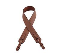 MOISTRI Grain Leather Purse Strap Adjustable Crossbody Replacement Straps for Handbags Monk Head Screws Detachable Gunblack Clasps Long Brown
