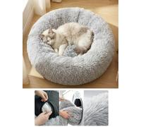 Moistu Small Dog Bed with Removable Cover - 50cm Nest Washable Donut Cat Dog Bed with Zip, Durable for 50+ Wash Cycles, Anti Anxiety Calming Fluffy Orthopedic Pet Beds, Non-slip Waterproof