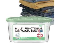Moisture Absorber - 110g Moisture Box | Moisture Managing Deodoriser - Compact, Dry and Moisture Resistant Absorber for Wardrobe, Bathroom, Basement, Car,