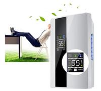 Moisture Absorber Dehumidifier 2.2L - Powerful Indoor Basement Dehumidifier With Remote Control, Auto Off And Timing - Effective Solution For Excess Moisture