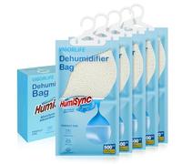 Moisture Absorber Dehumidifier - 5 x 230g, Condensation Remover for Damp, Mould, Dehumidifiers for Home, Attracts Extra Moisture From Bathroom, Kitchen, Wardrobe, Caravan, Office