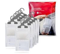 Moisture Absorber Dehumidifier - Condensation Remover for Damp, Mould, Home, Wardrobe, Kitchen, Bathroom, Basement, Garage, Bedroom, Caravan, Office - 10 Pack/210g each