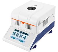 Moisture Analyzer 50g x 0.001g Precision, Halogen Moisture Balance 0.02% Readability, 3 Drying Modes Touch Screen RS232 Interface for Lab Water Content Testing