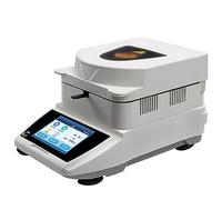 Moisture Analyzer, Electronic Precision Tester for Beans, Powders, Herbs, Tea, Meat - Halogen Moisture Meter, Weighing Range 0.005-100g