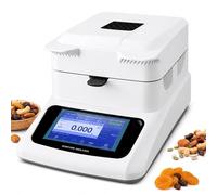 Moisture Analyzer Halogen Touch Panel 120g 0.01% Readability 450W Lamp RS-232 Interface for Laboratory Agriculture Food Testing C-1201