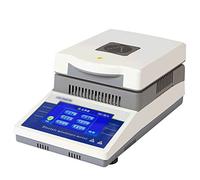 Moisture Analyzer, High Precision Digital Moisture Meter 50G / 0.005G Temperature Control 50-180 ℃ English Touch Screen Moisture Measurement, HUANGHAIQIU