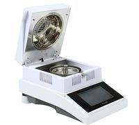 Moisture Analyzer Meter - 0.001g Readability, Halogen Drying Modes, Touch Screen, 100g/5mg Capacity for Accurate Lab Measurements