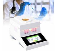 Moisture Analyzer, Precision Halogen Tester for Plastic, Food, Pharmaceutical, 0.001g to 0.005g Accuracy, 50g Capacity, Essential Tool for Moisture Measurement