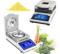 Moisture Analyzer with Halogen Heating, LCD Touch Screen, 2 Drying Modes for Precise Moisture Measurement in Beans, Powders, Herbs, and Tea