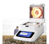 Moisture Balance Analyzer, Halogen Type with RS232 Interface, 0.001/0.002/0.005g Readability and 120g Capacity for Building Materials & Plants 1205MA