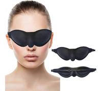 Moisture Chamber Glasses For Dry Eyes Soft Silicone Sleep Goggles, Reusable Lightweight Sleep Mask, Custom Fit For Comfort (black)