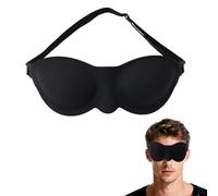 Moisture Chamber Glasses, Silicone Hydrating Sleep Dry Eye Mask Lightweight Comfortable Moisture Retaining Glasses for Yoga Meditation Naps Insomnia Supplies