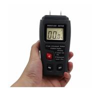 Moisture Detector 4 Measurement Modes Wood Moisture Tester 0-99.9% Two-Pin Digital Hygrometer with LCD for Timber Wall Drywall Plaster,for Acuurately Percentage Measuring(Grey)