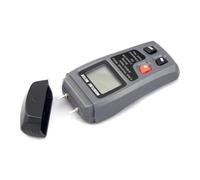 Moisture Detector EMT01 Two-pin Digital Wood Moisture Meter 0~99.9% LCD Display Detector Tester,for Acuurately Percentage Measuring(EMT01 Black)