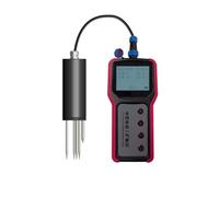 Moisture Meter, Agriculture Monitoring Smart Ec Portable Moisture Meter Analyzer 7 in 1 Hand-held Soil Temperature and Humidity with Display